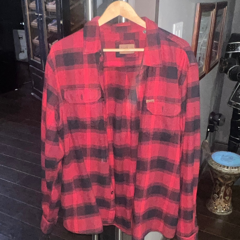 ORVIS FLANNEL SHIRT STYLE JACKET